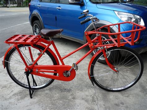 ytwocycle Trading: Japanese Reconditioned - Antique Postman Bike (with HUGE front basket)