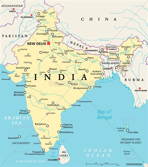 India World Political Map