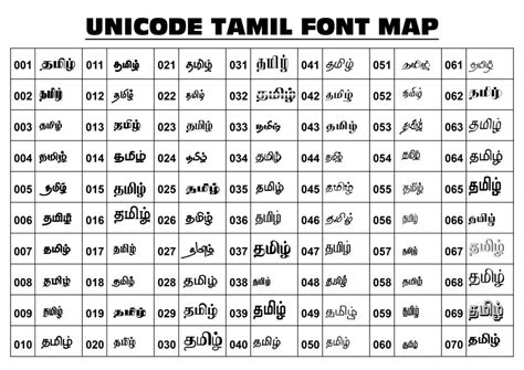 Unicode Tamil Font Zip 70 Fonts Free Download - Tamil Font Free Download