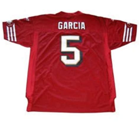 Jeff Garcia Authentic San Francisco 49ers Jersey by Reebok, Burgundy ...