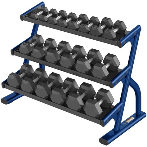 Three Tier Hex Dumbbell Rack - Life Fitness NZ