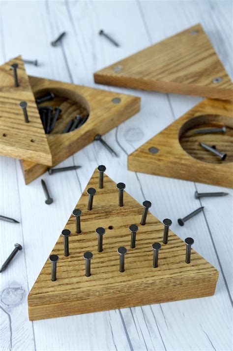 Triangle Peg Game (Step-by-Step Instructions) - Chisel & Fork