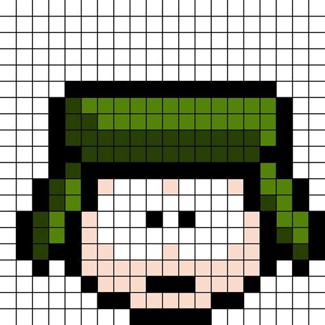 Kyle broflovski South Park pixel art en 2023 | Dibujitos sencillos, Dibujo del globo ocular ...