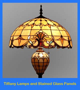 Tiffany Lamps and Stained Glass Panels | Table Lamps Living