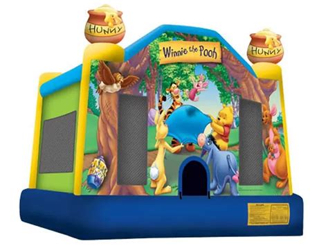 Winney Pooh Castle - inflatable jumping castle - Inflatable Slide and Bounce House Rental San Jose