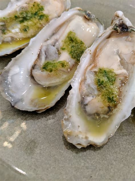 Chef Bolek: Chesapeake Bay Oysters with Green Mignonette Sauce