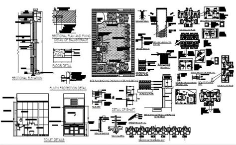 an architectural drawing shows the various parts of a building and its ...