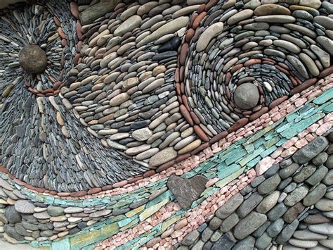 Gorgeous Stone Wall Mosaics Flow in Beautiful Spirals and Waves | Stone ...