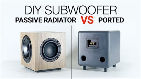 DIY Passive Radiator Subwoofer BUILD - by SoundBlab - YouTube