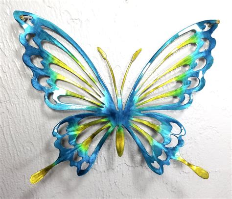 Metal Butterfly Wall Art, Butterfly Decor, Butterfly Garden, Butterfly Decor, Aluminum Butterfly ...