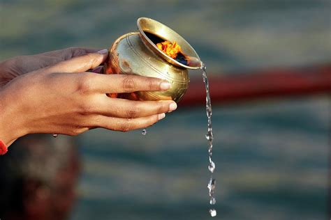 Ritual At Ganges River, India Digital Art by Richard Taylor