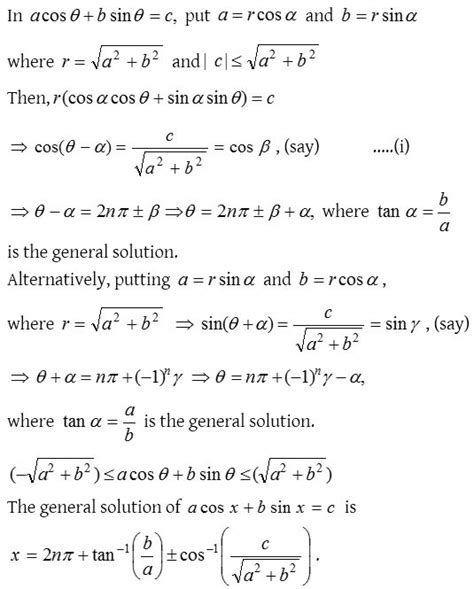 How to Find the General Solution of Trigonometric Equations? - A Plus Topper