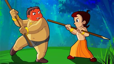 Chhota Bheem - Kalia Challenges Bheem in African Safari | Cartoons for ...