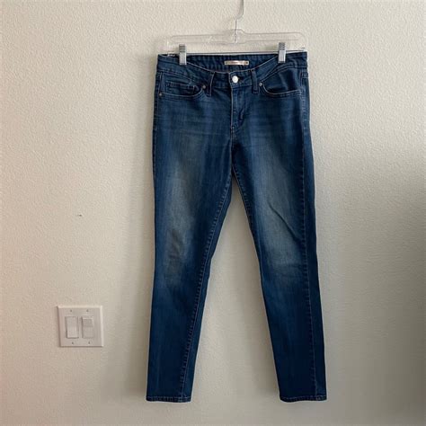 Levi's Women's 711 Skinny Jeans Medium Wash Blue Size… - Gem