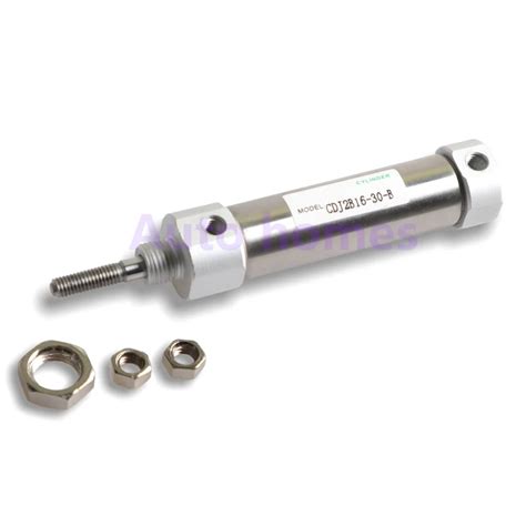 High quality Stainless steel mini cylinders bore 16mm stroke 10mm to 200mm CDJ2B double acting ...