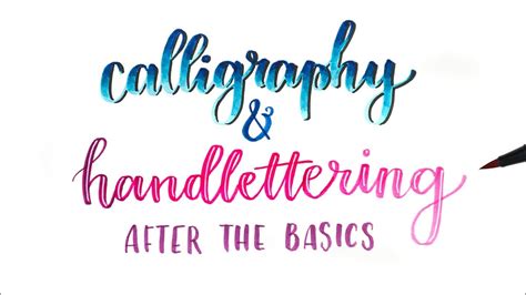 Colorful Easy Calligraphy Quotes - The Power of Words