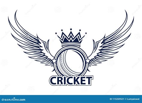 Cricket Logo.Sports Logo Cartoon Vector | CartoonDealer.com #179651043