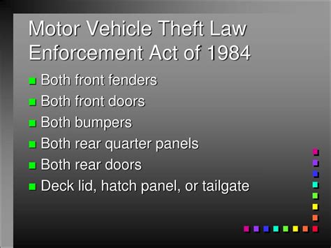 PPT - Motor Vehicle Theft PowerPoint Presentation, free download - ID:37617