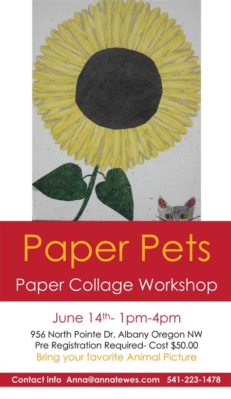 Paper Pets – Paper Collage Workshop