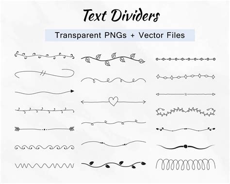 Page Divider Transparent