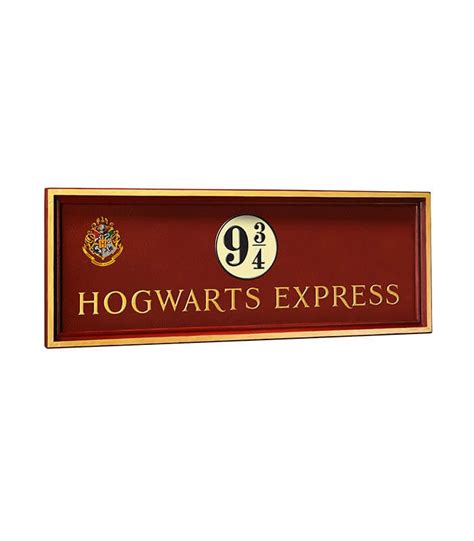 Hogwarts Express 9 3/4 platform Plate - Boutique Harry Potter