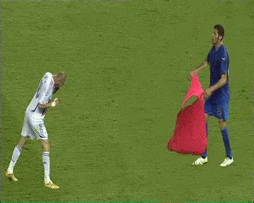 Zidane Headbutt GIF - Marco Materazzi Zidane Headbutt Coup De Boule ...