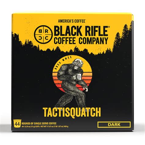 Black Rifle Coffee Tactisquatch K-Cup Pods, Dark Roast, 44 Ct - Walmart.com