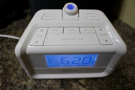 HoMedics SoundSpa Projection Clock Radio & MyBaby SoundSpa On-The-Go {Review} | Emily Reviews