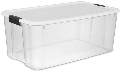 Sterilite 116 and 70 Quart Clear Ultra Plastic Storage Tote Container (8 Pack) - Walmart.com