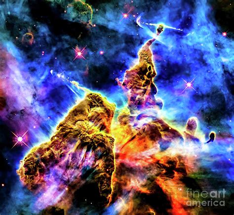 Mystic Mountain in Carina Nebula Photograph by M G Whittingham - Pixels