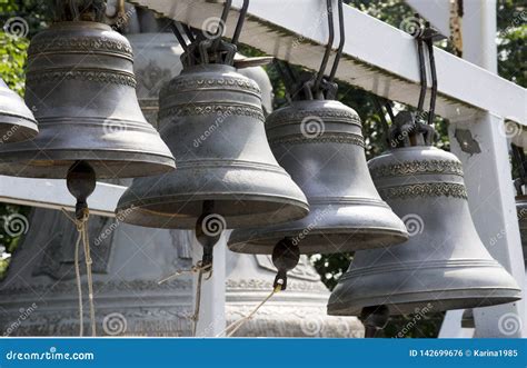 Church Bell, Several Church Bells, Bell Ringing Stock Photo - Image of bell, ancient: 142699676