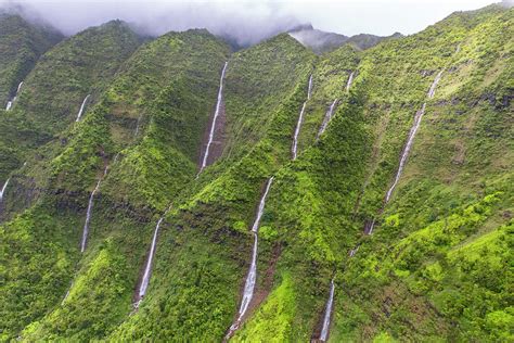 Waterfalls in Kauai Photograph by Mary Giordano - Fine Art America