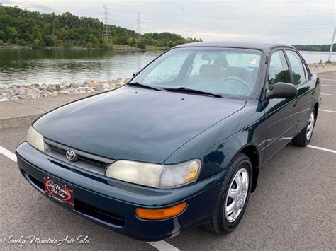 1995 Toyota Corolla 1.8L Manual Transmission Clean Inside New Tires Cold A/CSmoky Mountain Auto ...