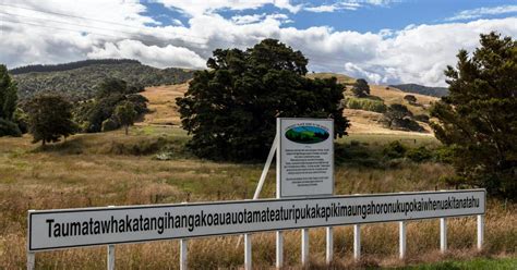 Town with the longest name in New Zealand