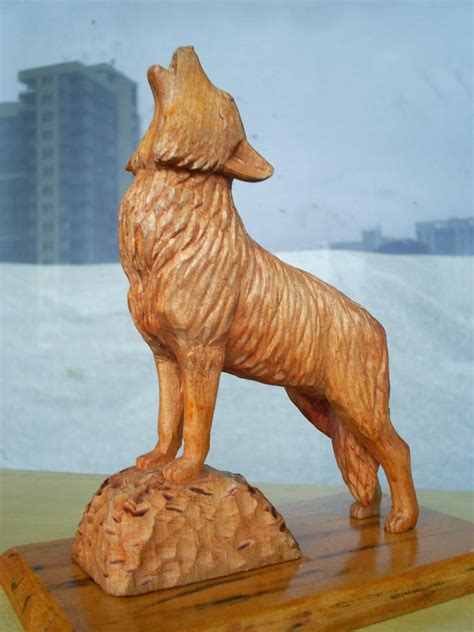 Wolf Wood Carving PDF Woodworking