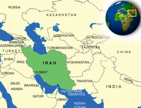 Map of Iran. | - CountryReports