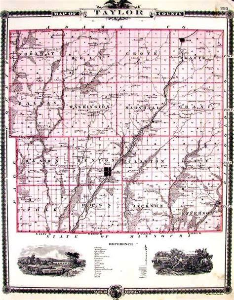 Map of Taylor County - Art Source International