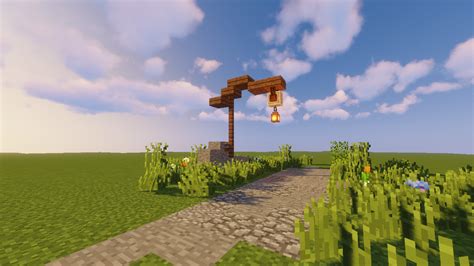 Minecraft street lamp design