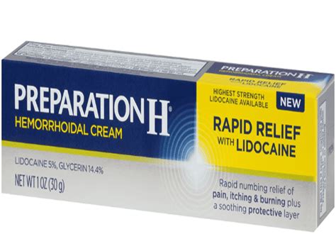 Preparation H Rapid Relief with Lidocaine Hemorrhoid Symptom Treatment ...