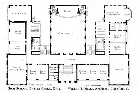 Battle Creek HS, MI #TopInteriorDesignSchools | School floor, School ...