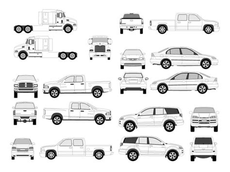 Pro Vehicle Outlines Vectors images graphic art designs in editable .ai .eps .svg .cdr format ...