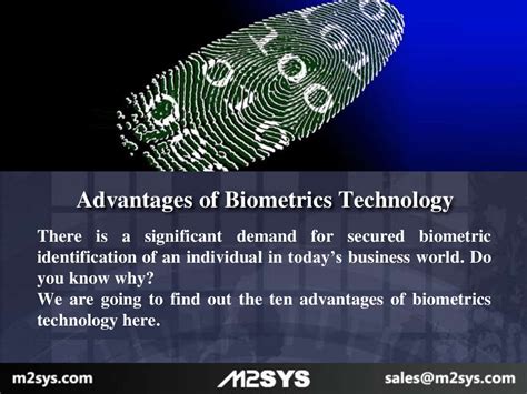 Top 10 advantages of biometrics technology