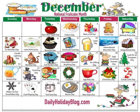 Impressive Kids Calendar Of Quirky Holidays | National holiday calendar ...