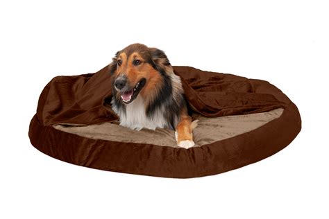 Soft Snuggery Burrow Dog Beds - Microvelvet | Furhaven.com — Furhaven Pet Products