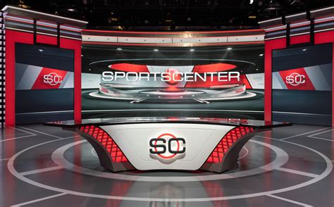 SportsCenter Broadcast Set Design Gallery