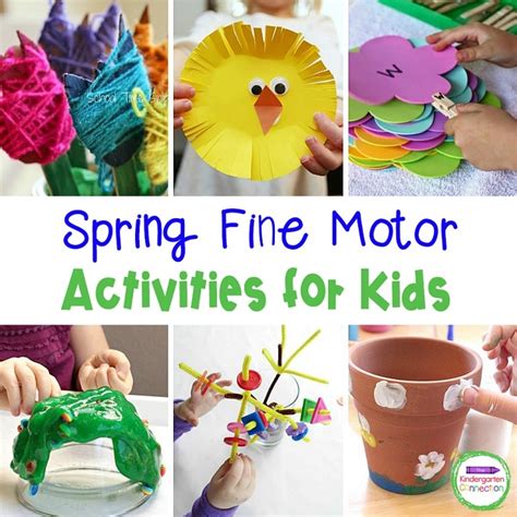 Spring Fine Motor Activities for Kids