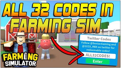 Roblox Farming Simulator Codes