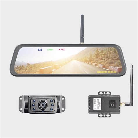 Haloview Wireless Backup Camera Rearview Observation Mirror Dashcam ...