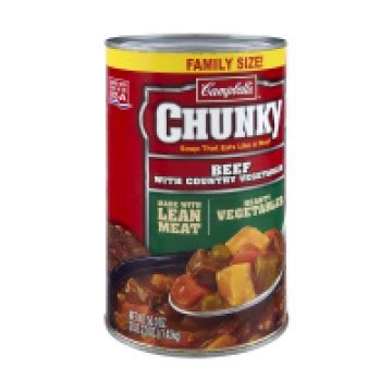 Campbell's Chunky Soup Beef with Country Vegetables Family Size