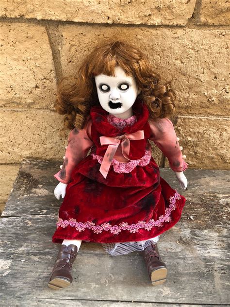 OOAK Sitting Screaming Creepy Horror Doll Art by Christie Creepydolls ...